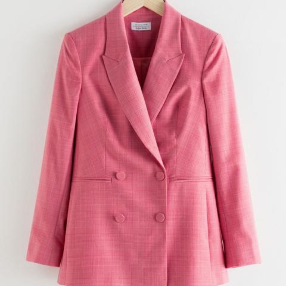 & Other Stories pink blazer size 12